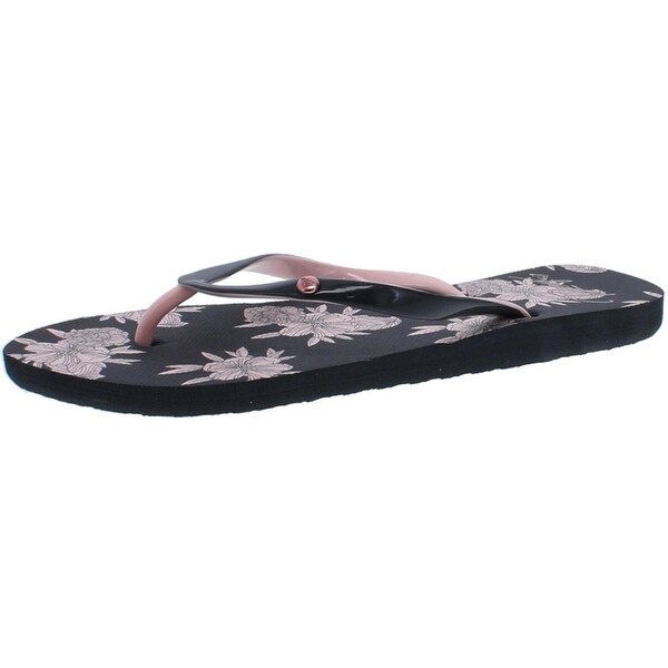 roxy fabric flip flops