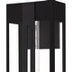 preview thumbnail 5 of 5, Boswell 1-Light Matte Black Outdoor Wall Lantern