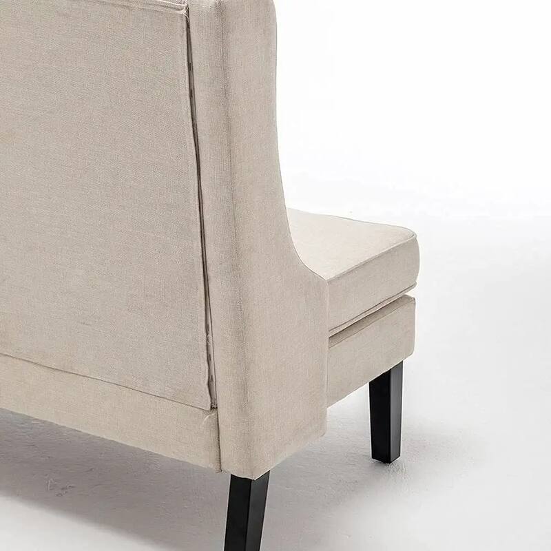 Modern Settee Bench ,loveseat Sofa Loveaseat Settee Sofa Bench High Back for Dining Living Room Hallway or Entryway Seating
