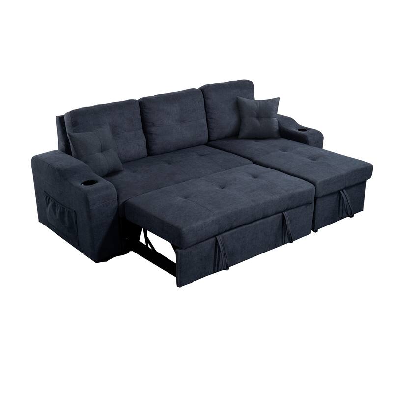 Comfortable sofa with magazine pocket,left and right interchangeable