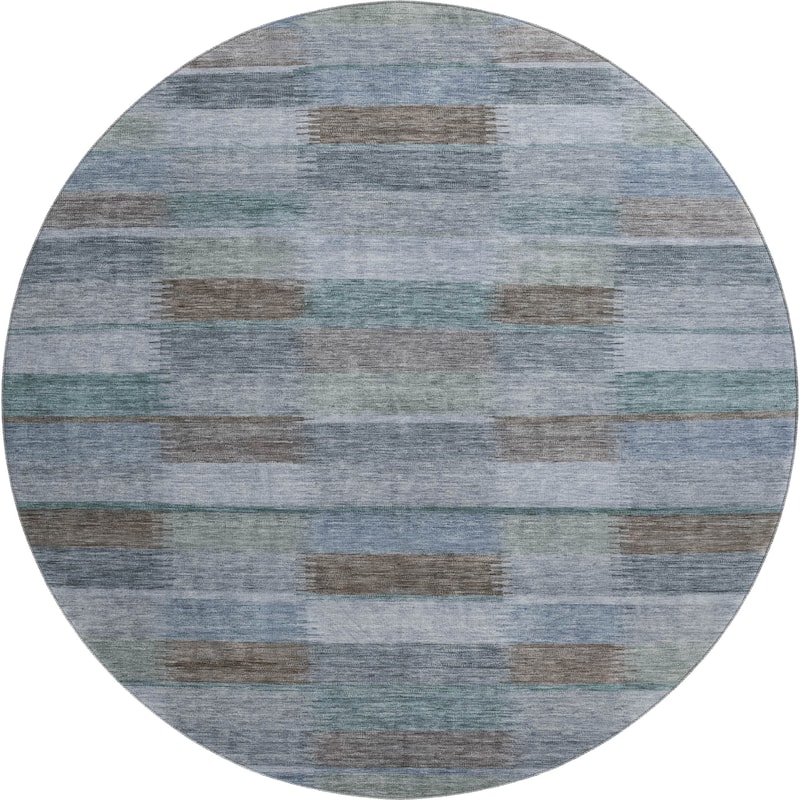 Premium Washable Super Soft Geo Stripe Mayfield Rug