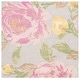 preview thumbnail 11 of 9, SAFAVIEH Handmade Glamour Mazal Floral Wool Rug 6' Square - Pink/Grey - Square