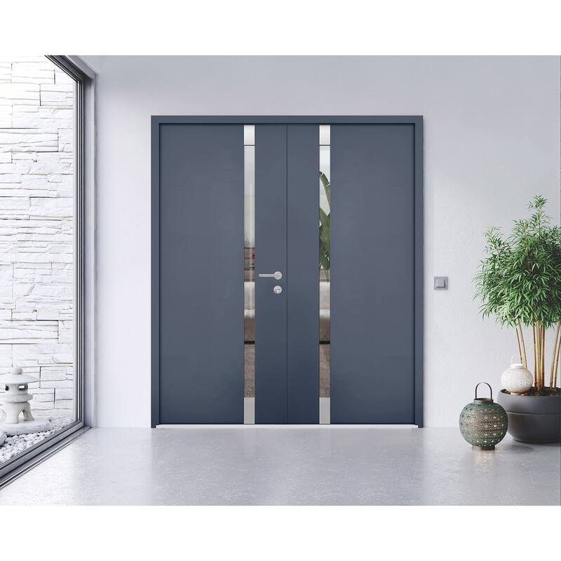 VDOMDOORS | Front Door Exterior Door | Fiberglass | Door Slab | 18x80, Custom Entry Door Steel Entry Door Prehung Exterior Door