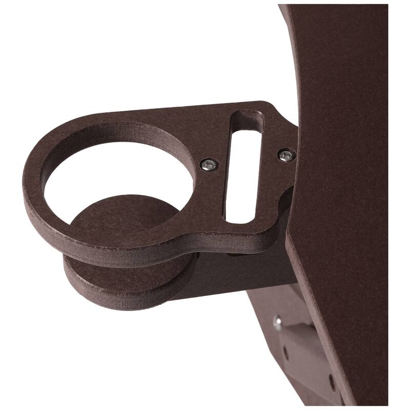 Laguna Outdoor 3-Piece Folding Adjustable Adirondack Chair with Hideaway Ottoman & Round Side Table