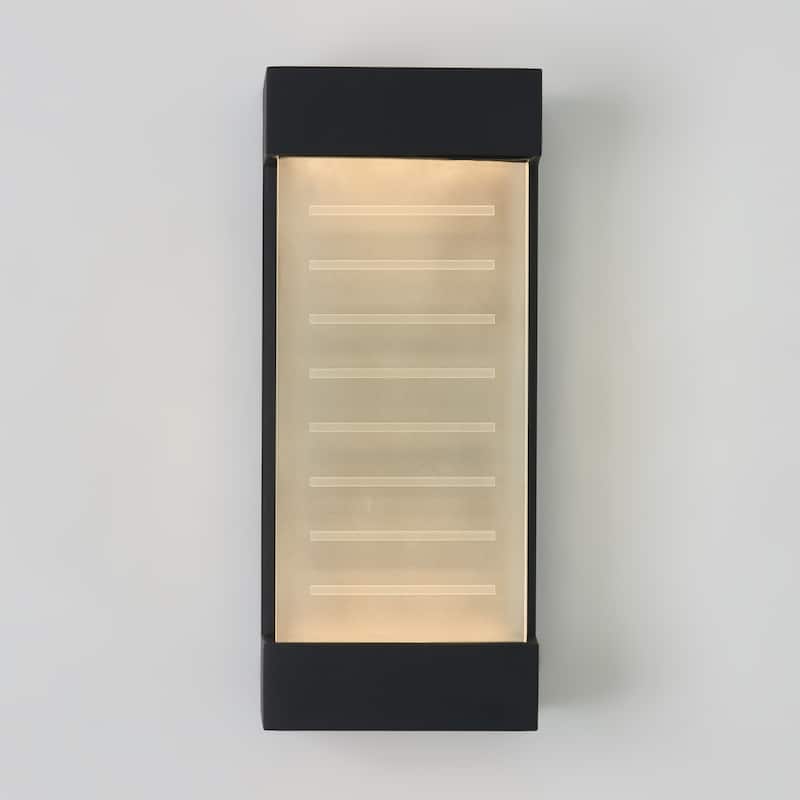 Artika Percy LED Outdoor Wall Light, Black