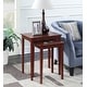 preview thumbnail 8 of 9, Convenience Concepts American Heritage Nesting End Tables Mahogany