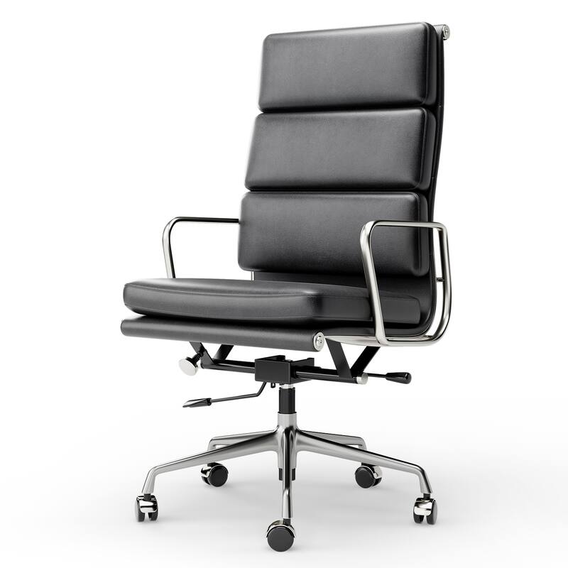 Executive Chair Upholstered Leather Ergonomic Adjustable Office Chair