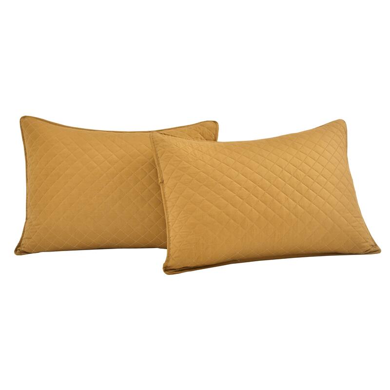 Copper Grove Balm Diamond Oversized Cotton 3-piece Quilt Set