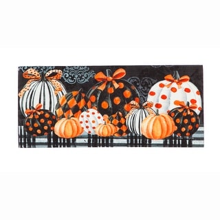 Elegant Patterned Pumpkins Sassafras Switch Mat - Multi-Color