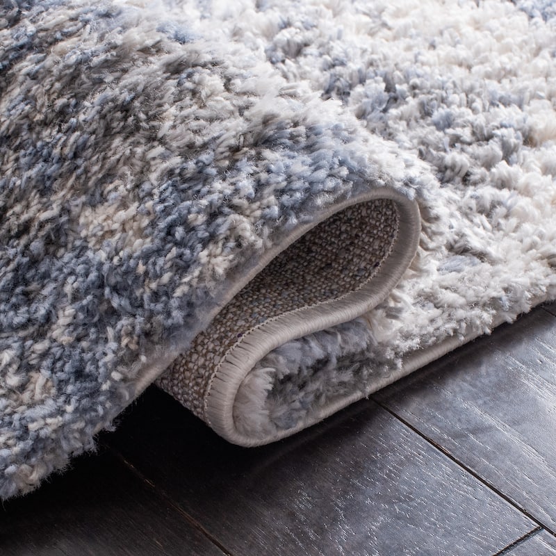 SAFAVIEH Berber Shag Yasumi Abstract 1.25-inch Thick Rug