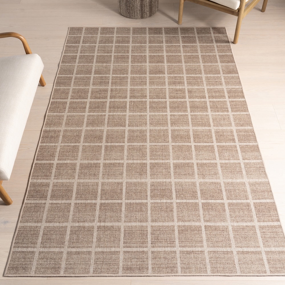 Nuloom Daena Checkered Machine Washable Area Rug
