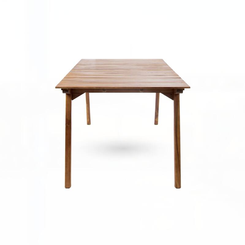 Outdoor 69" Solid Wood Dining Table