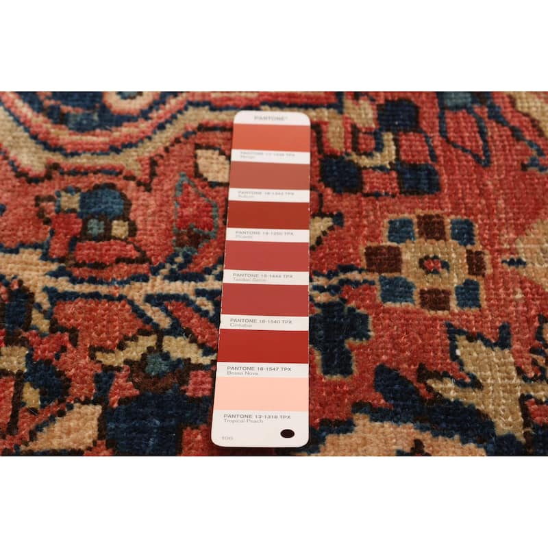 ECARPETGALLERY Hand-knotted Sarabi Dark Copper Wool Rug - 8'4 x 11'10