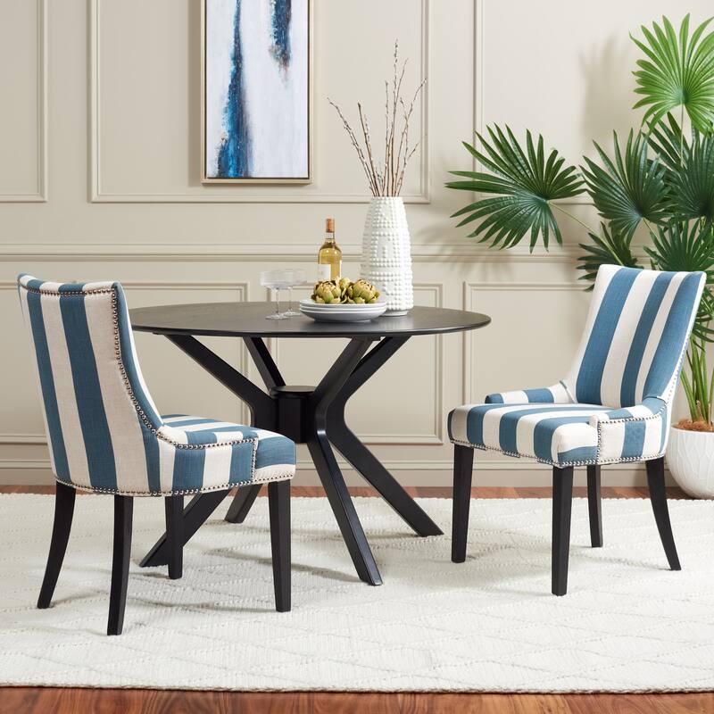 SAFAVIEH Lester Dining Chair (Set of 2) - 24"W x 25"D x 39"H