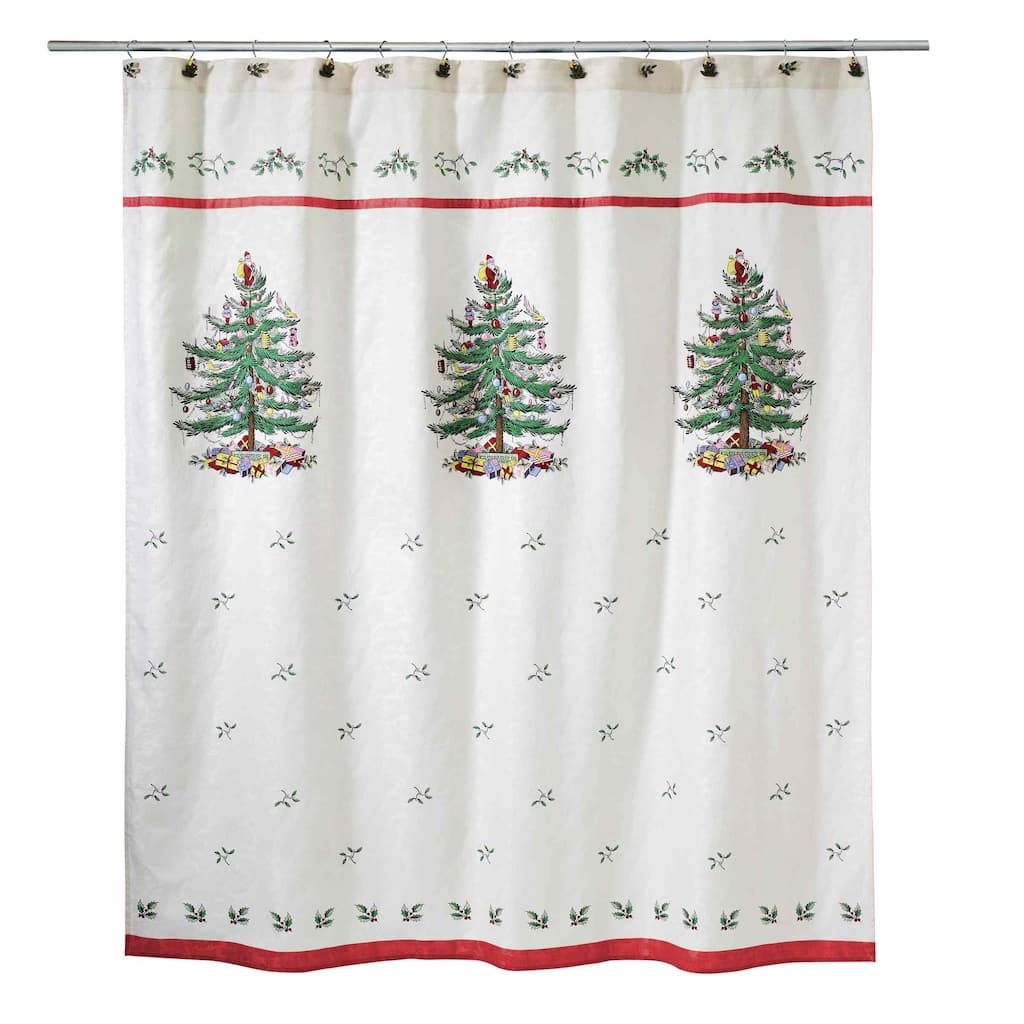 Spode® Christmas Tree Shower Curtain