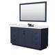 Option Dark Blue, Black Trim, White Quartz Top