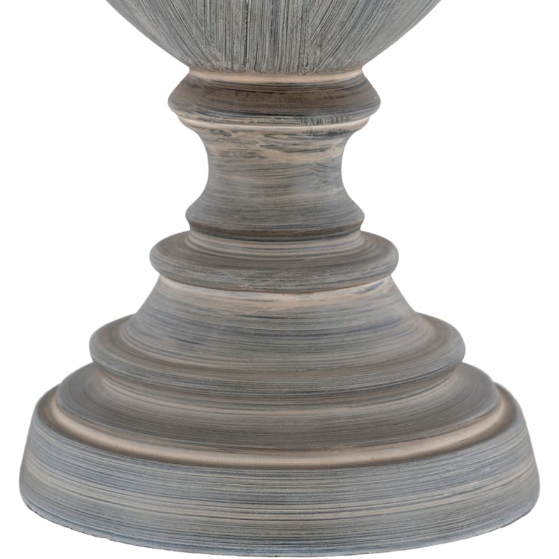 Livabliss Ronan Classic Grey Table Lamp - 28"H x 14"W x 14"D