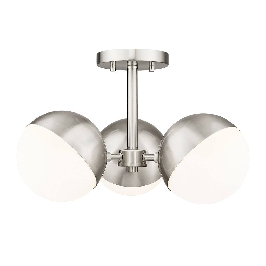 Z-Lite 7517-3SF Realm Sphere 3 Light 18" Wide Semi-flush Ceiling
