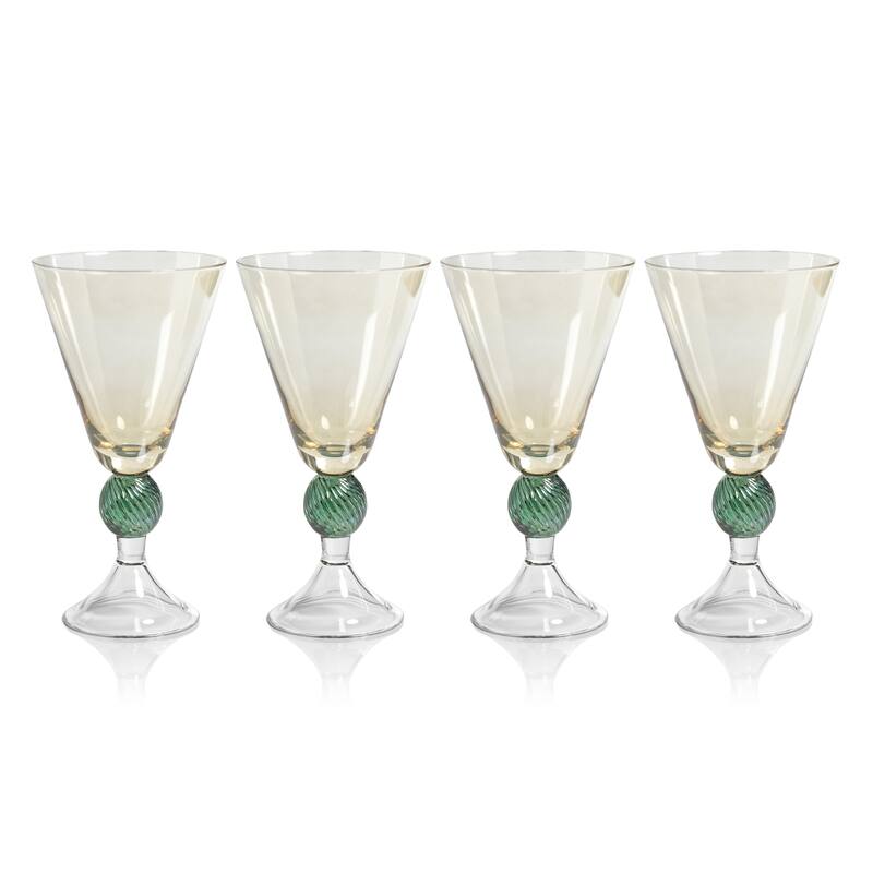 Colmar Vintage Stemmed Glasses, Set of 4