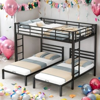 Full Over Twin Bunk Bed with Shelf