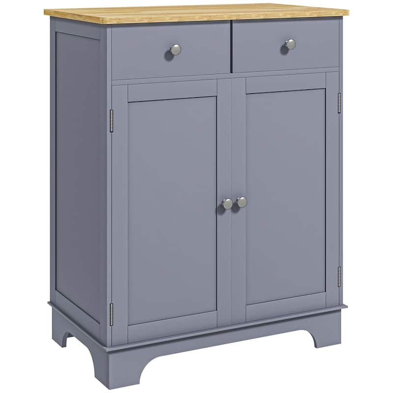 Sideboard Buffet Cabinet, Double Door Kitchen Cabinet,Adjustable Shelf