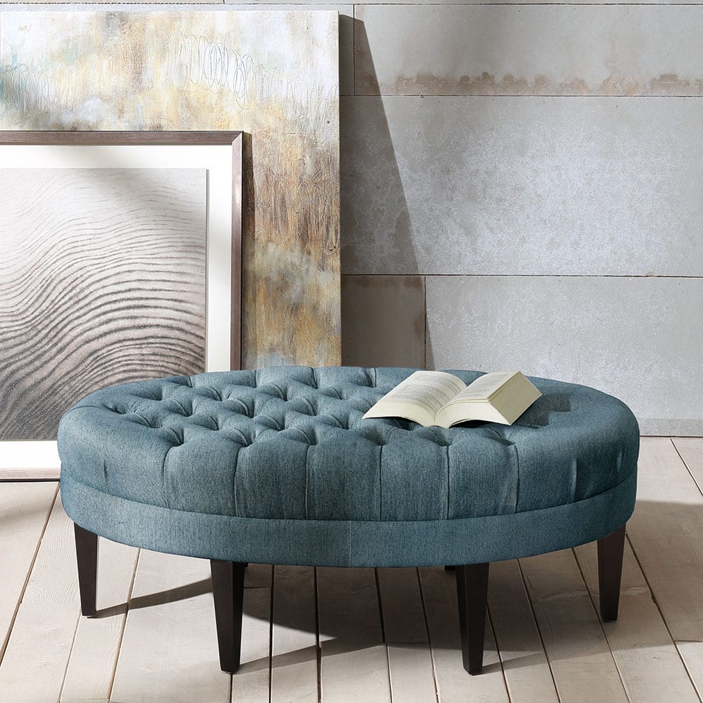 Surfboard Tufted Ottoman Comfortable choice, multiple functions, classic design, and cozy corners
