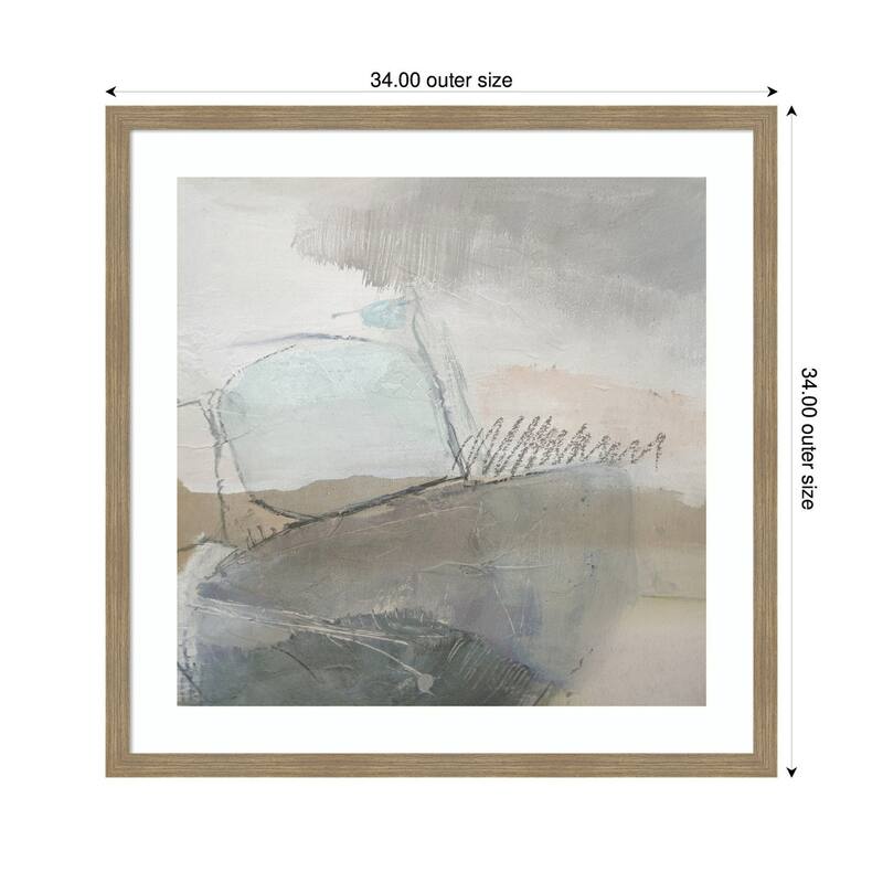 Kate and Laurel NC Wild Abstract by Nikki Chu Framed Wall Art Print