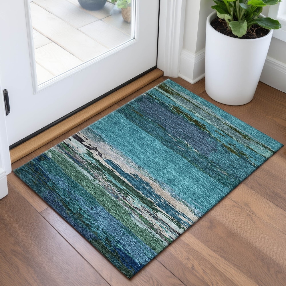 Premium Washable Super Soft Abstract Ombre Mayfield Rug