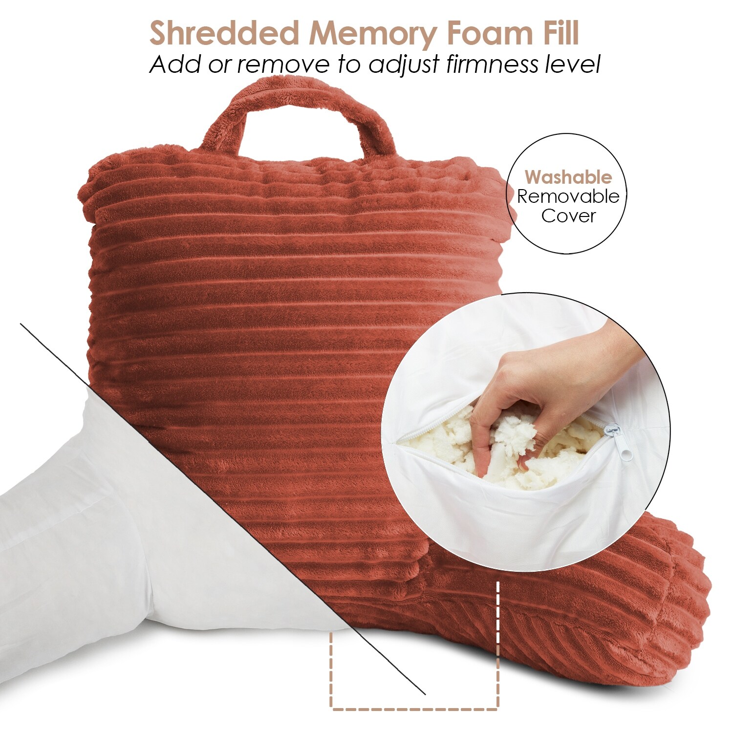 Bed bath and beyond bed pillow with arms best sale