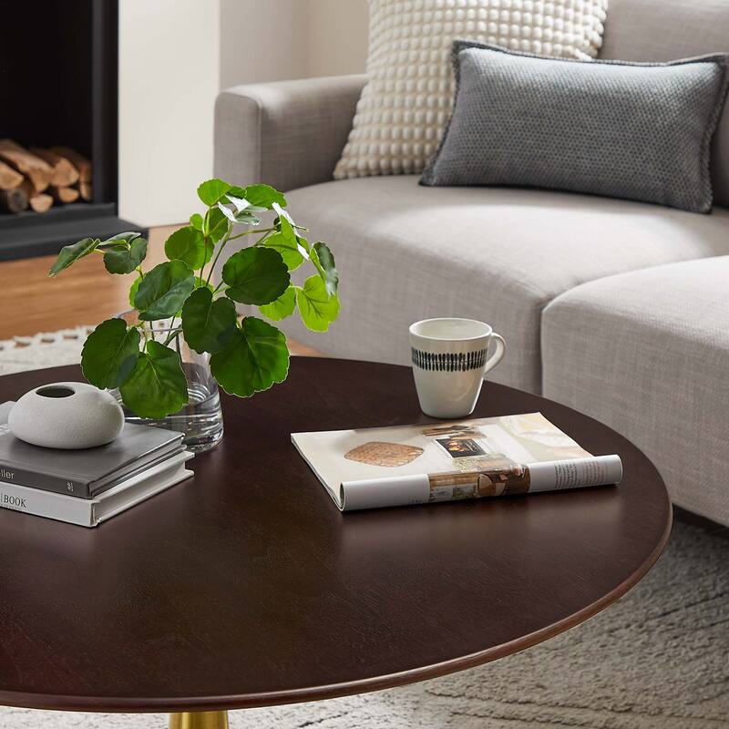 Lippa Round Wood Coffee Table