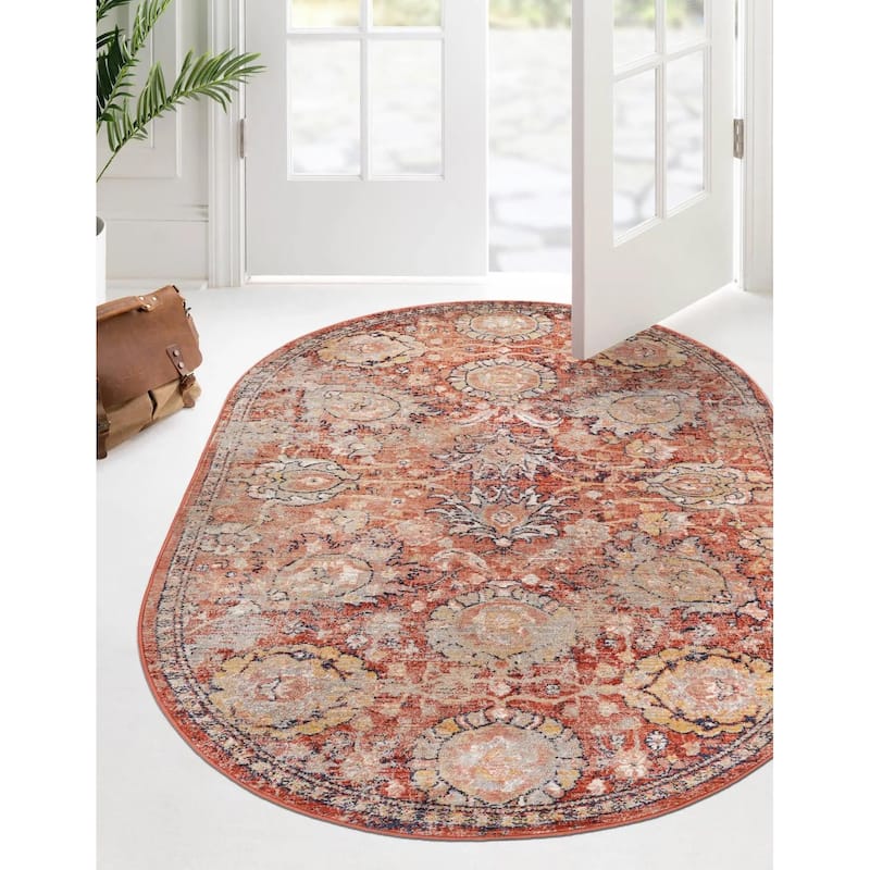 Traditional Nixa Collection Area Rug