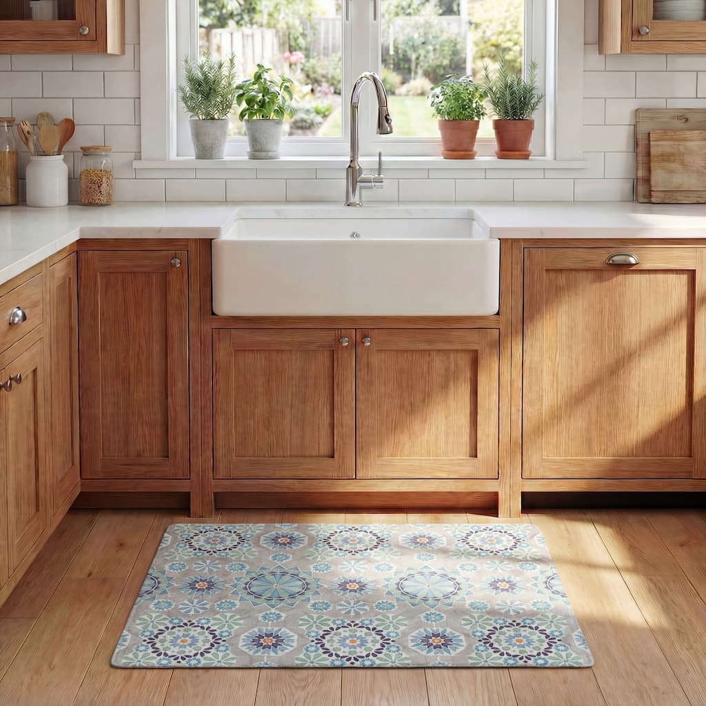 SAFAVIEH Kitchen Mat Giti Non-Slip PVC Kitchen Floor Area Rug