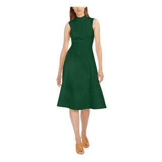 calvin klein green dress
