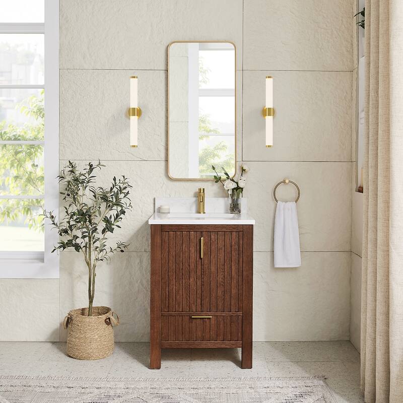 Shenzhen Bath Vanity with Composite Stone Top without Mirror