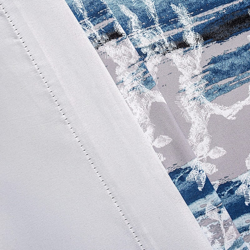 DriftAway Carol Tree Branches Leaf Botanical Print Blackout Thermal Insulated Window Curtain Valance Rod Pocket - 52 x 18