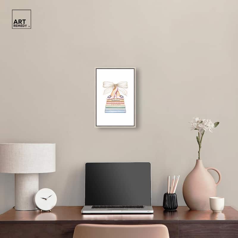 Bibliotheca Belle Canvas by Art Remedy
