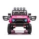 preview thumbnail 28 of 29, 2-Seater 24V Ride-On Truck with Powerful 4WD Motors, LED Lights, MP3 Player, Battery Powered Electric Car