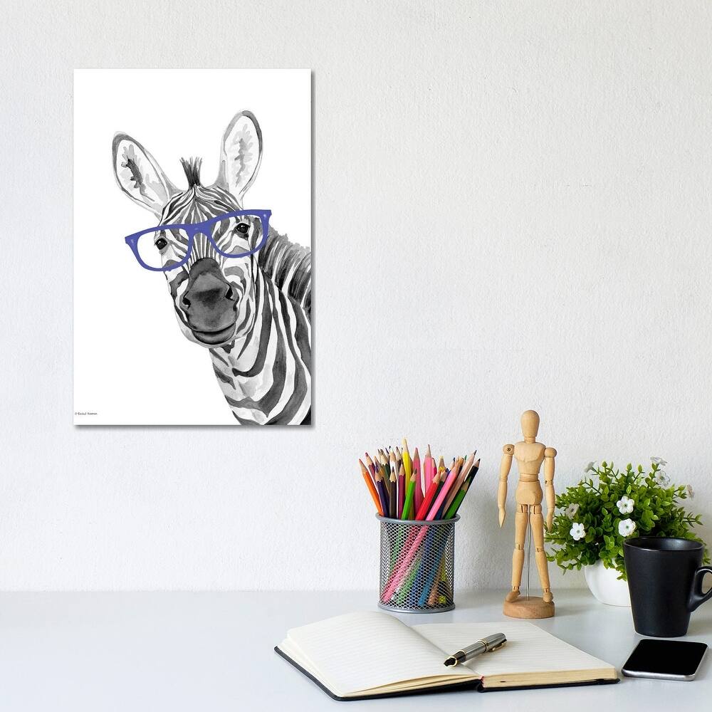 iCanvas "I See You Zebra" by Rachel Nieman Canvas Print