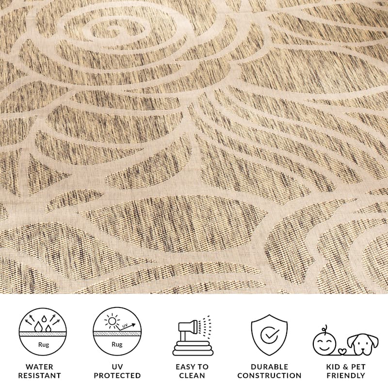 SAFAVIEH Courtyard Fany Indoor /Outdoor Waterproof Patio Backyard Rug