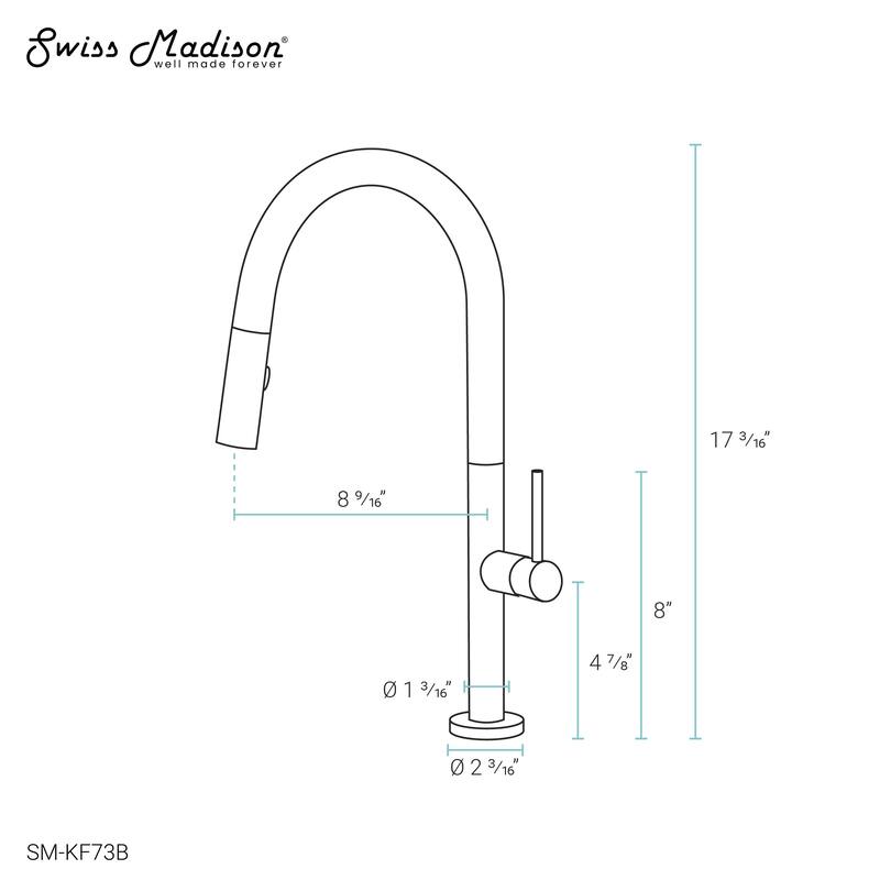 Chalet Single Handle, Pull-Down Kitchen Faucet
