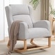 preview thumbnail 6 of 66, HOMYKA 27.3" Wide Rocking Chair for Nursery Room YM-Grey