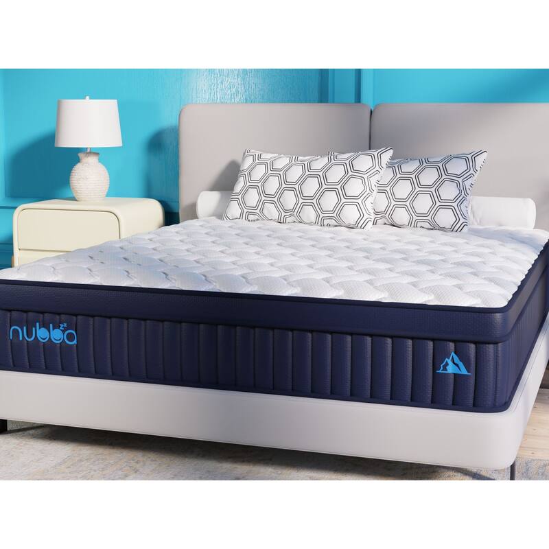 14" queen size elite luxury hybrid mattress - firm
