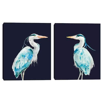 Shorebird on Blue I, Shorebird on Blue I by Patti Mann Canvas Art Prints