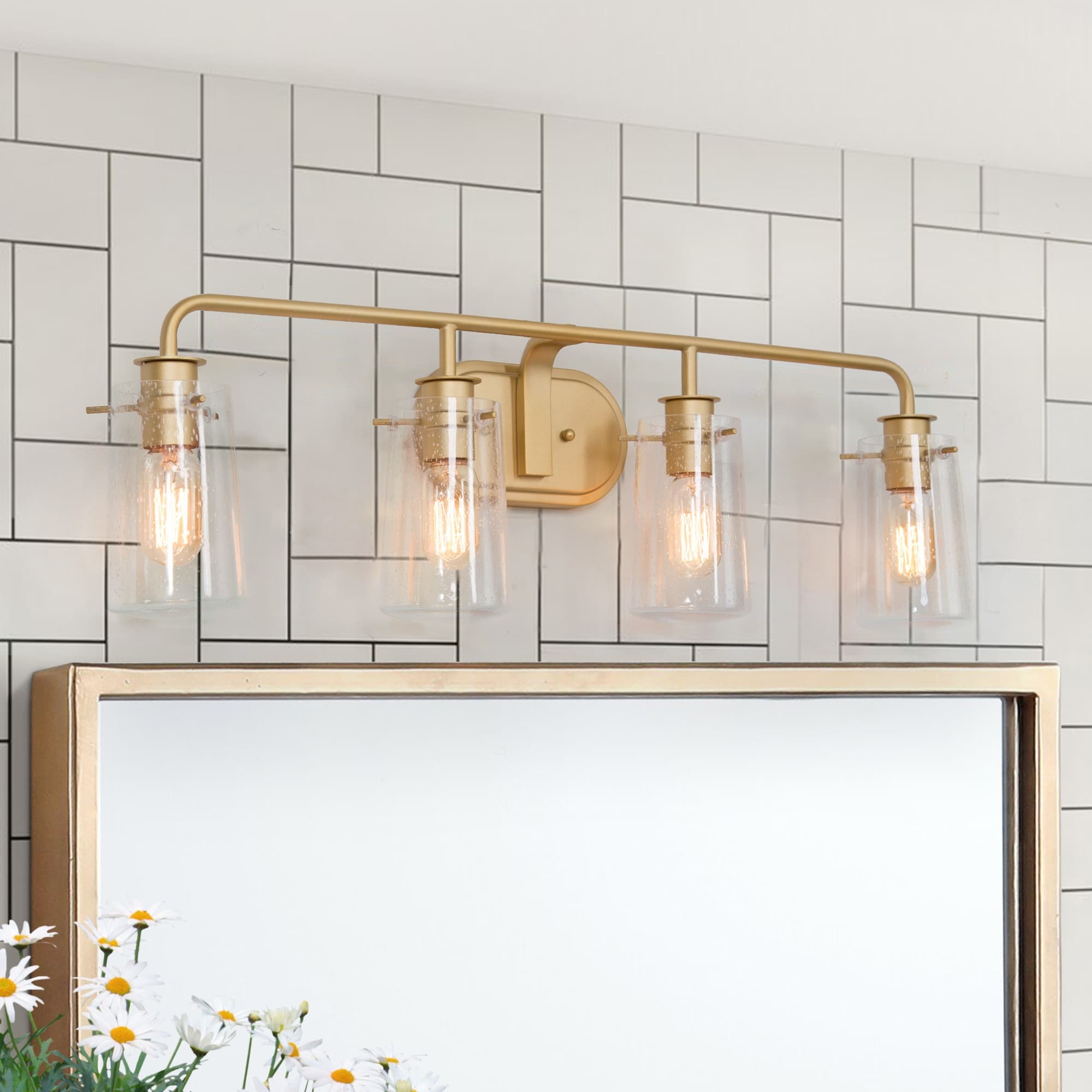 Mid century bathroom lighting store