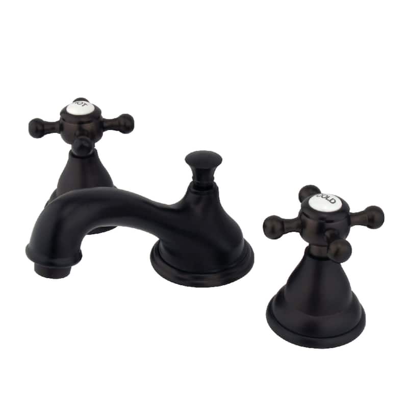 Kingston Brass Royale Widespread Bathroom Faucet with Pop-Up Drain - Oil Rubbed Bronze