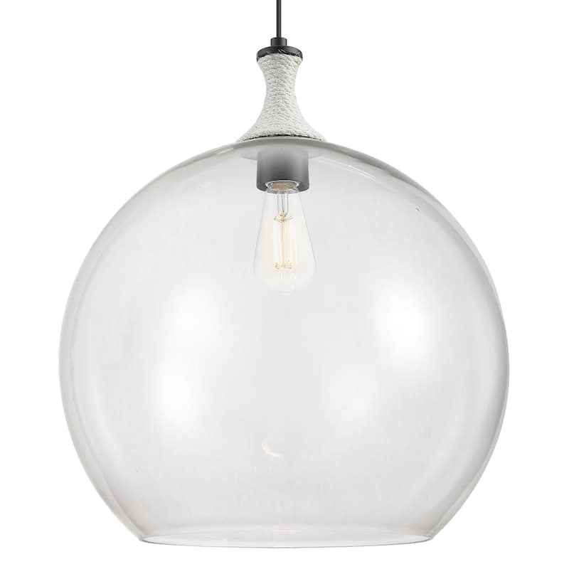 Innovations Lighting 415-1PR-G122-14 Astor 14" Wide Rope Detailed Cord - Matte Black