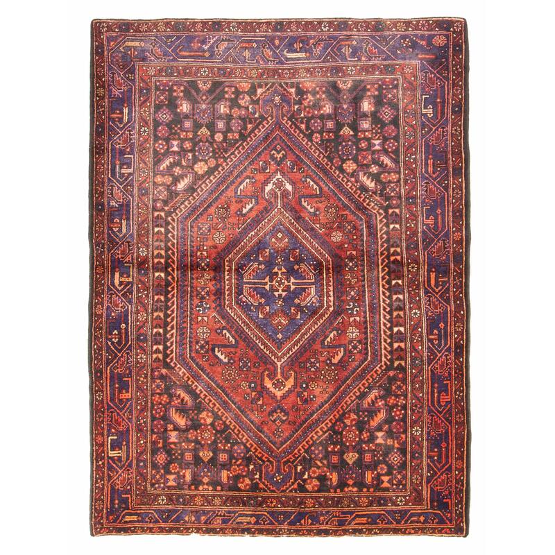 ECARPETGALLERY Hand-knotted Anadol Red Wool Rug - 5'1 x 6'10