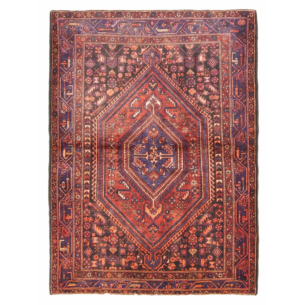 ECARPETGALLERY Hand-knotted Anadol Red Wool Rug - 5'1 x 6'10