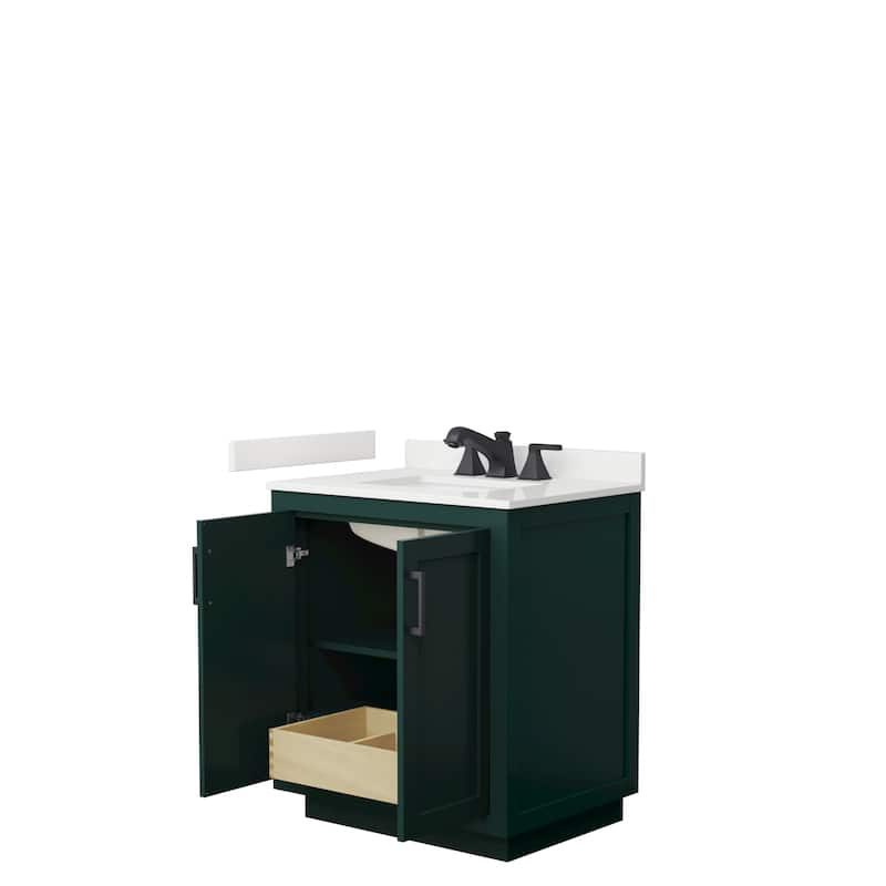 Miranda 30-inch Single Vanity, Quartz Top