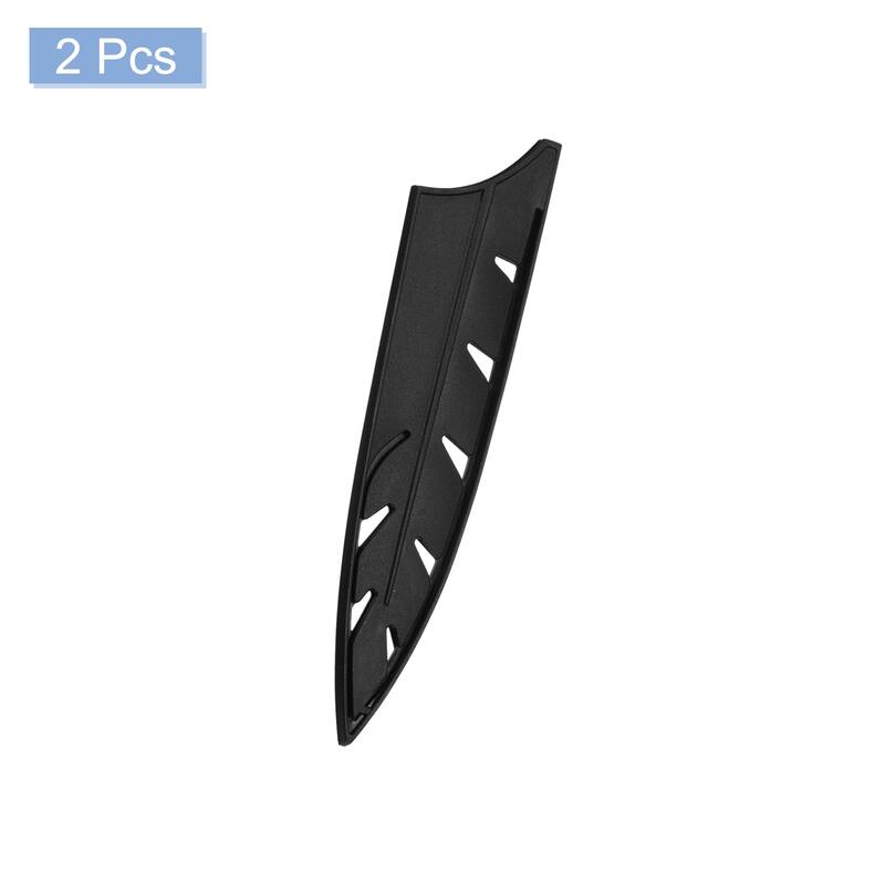 2Pcs Knife Cover Sleeves Knife Edge Guards Blade Protector for 8" Chef Knife - Black